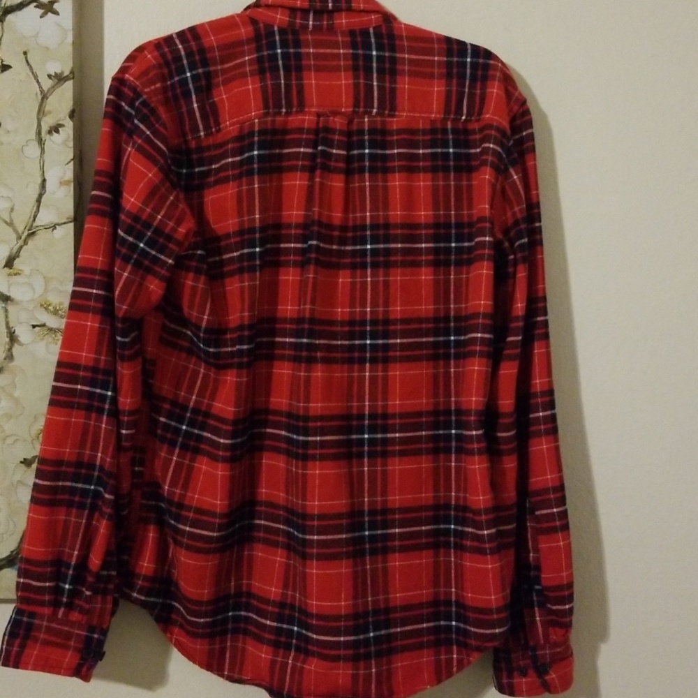 Mens flannel button down